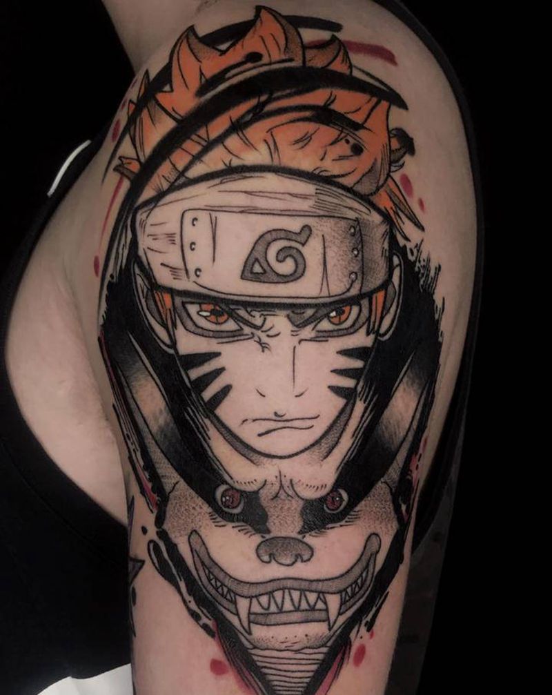 火影纹身图片_手臂纹身图案