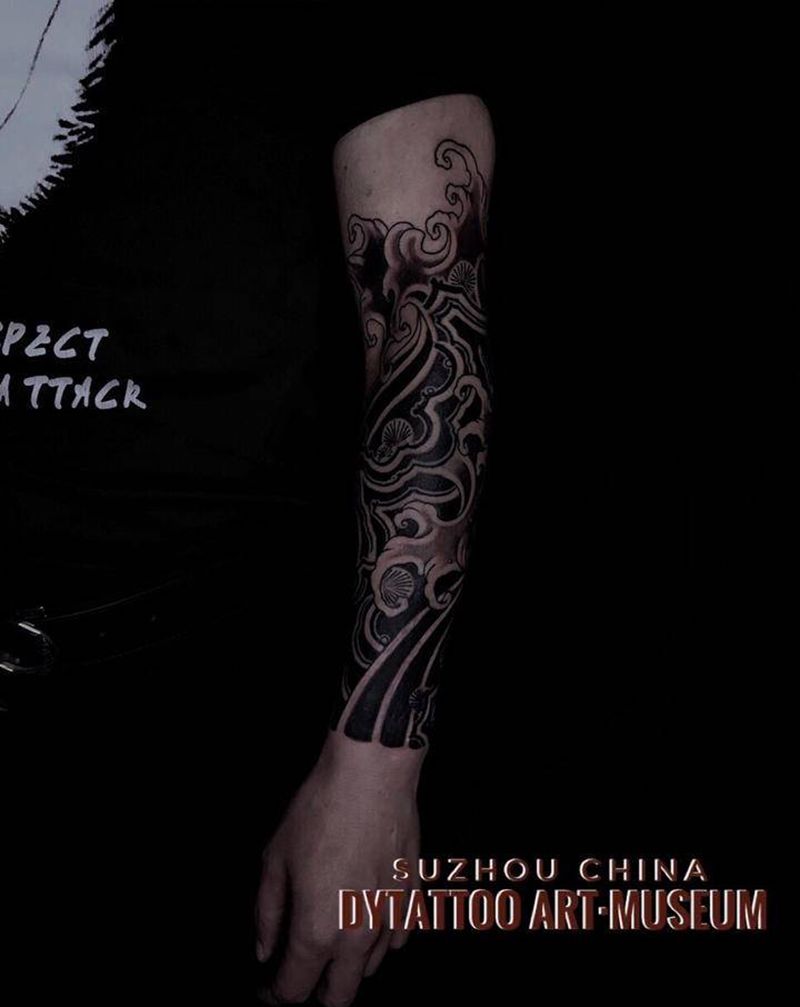 遮了个盖纹身图片_手臂纹身图案