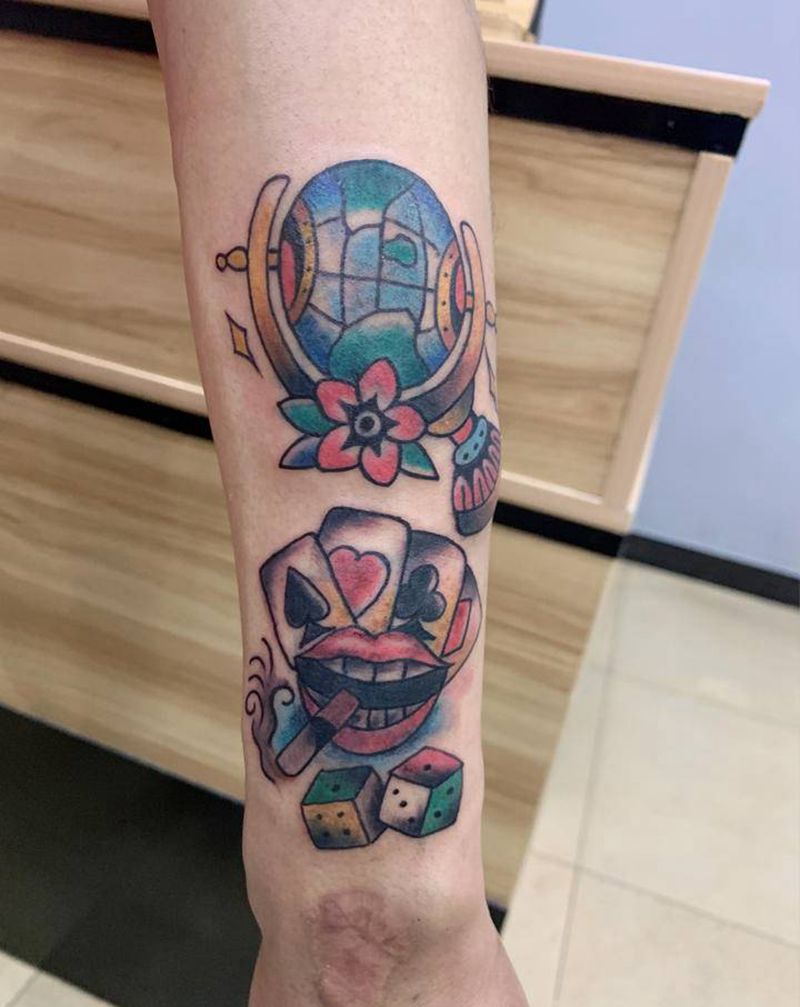 Old shcool TATT纹身图片_手臂纹身图案