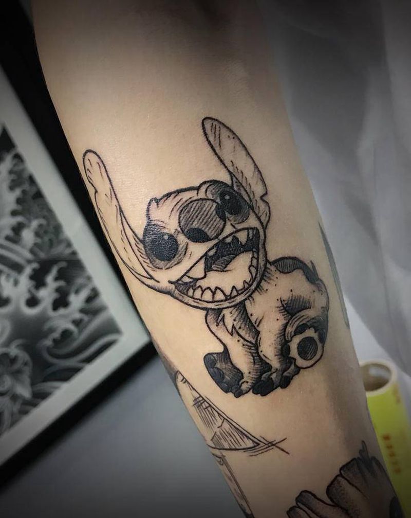 卡通纹身图片_手臂纹身图案