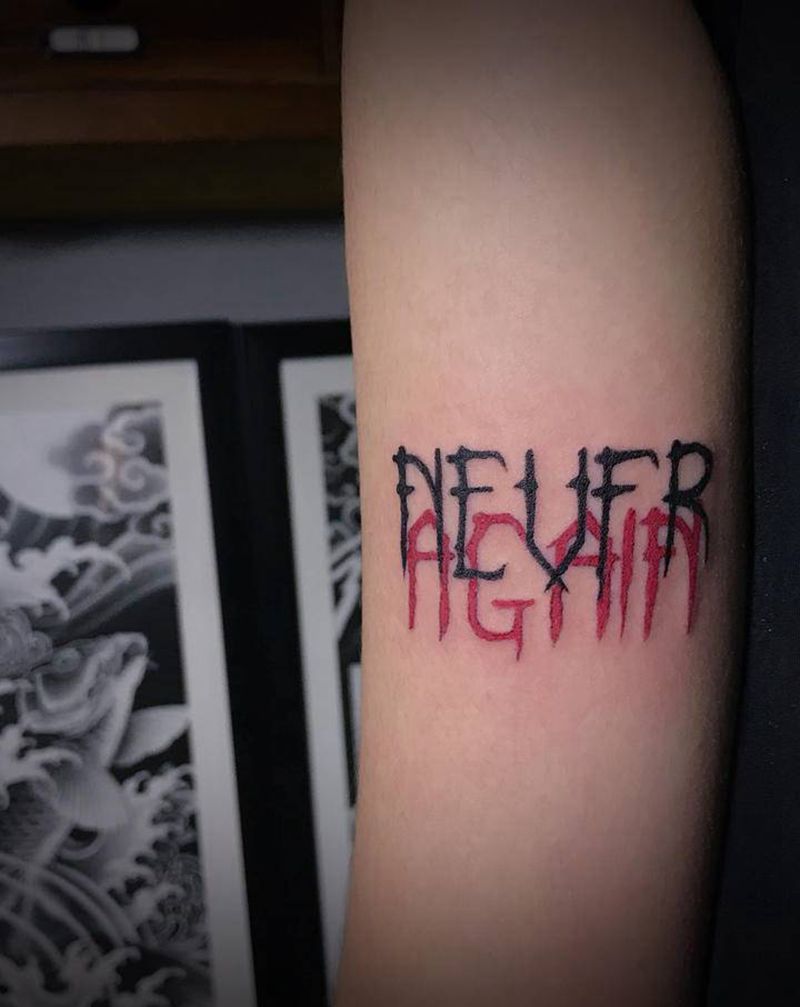 英文纹身图片_手臂纹身图案