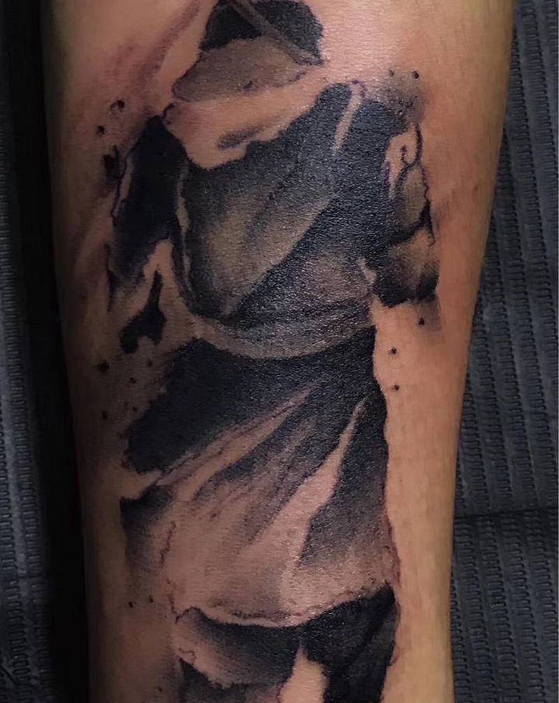 至尊宝纹身图片_手臂纹身图案