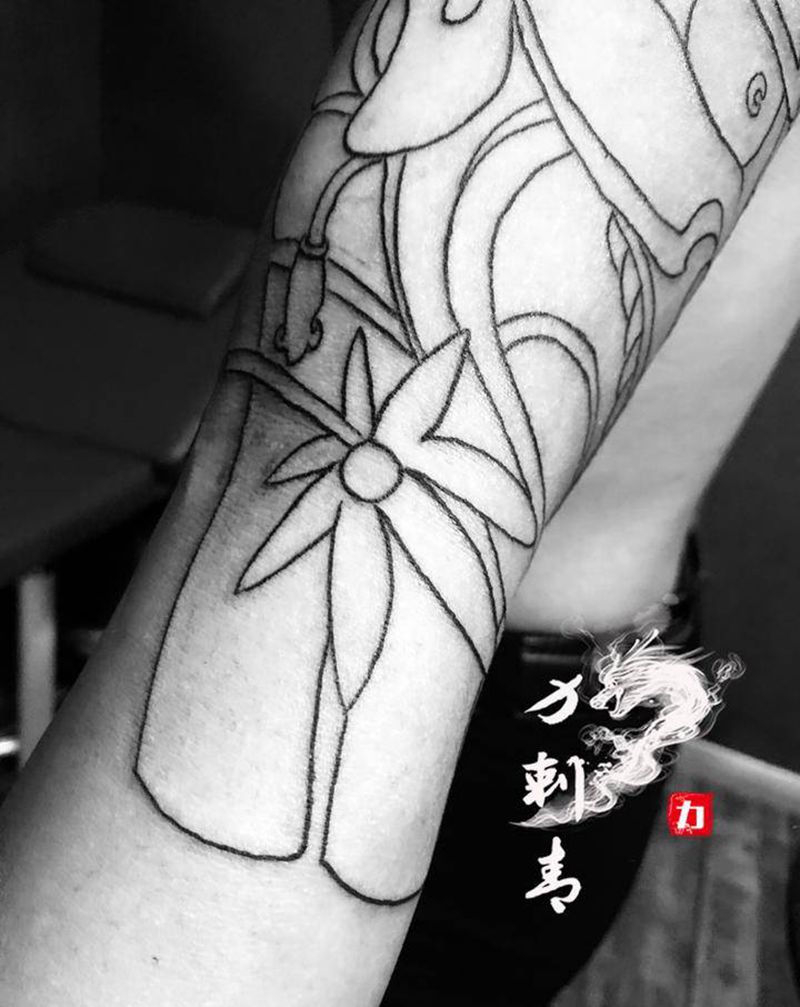 老传统纹身图片_手臂老传统纹身图案