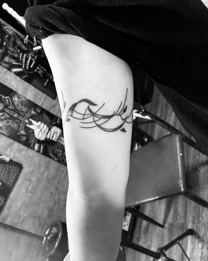 小清新纹身图片_手臂纹身图案