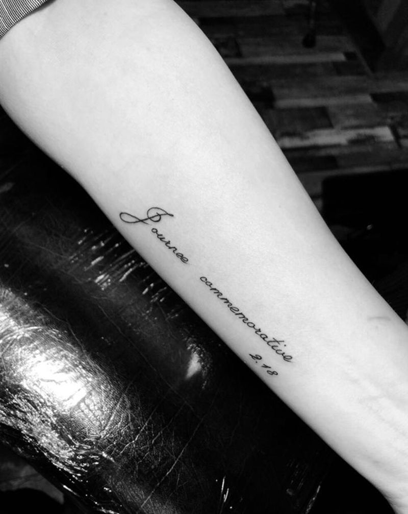 字母纹身纹身图片_手臂纹身图案