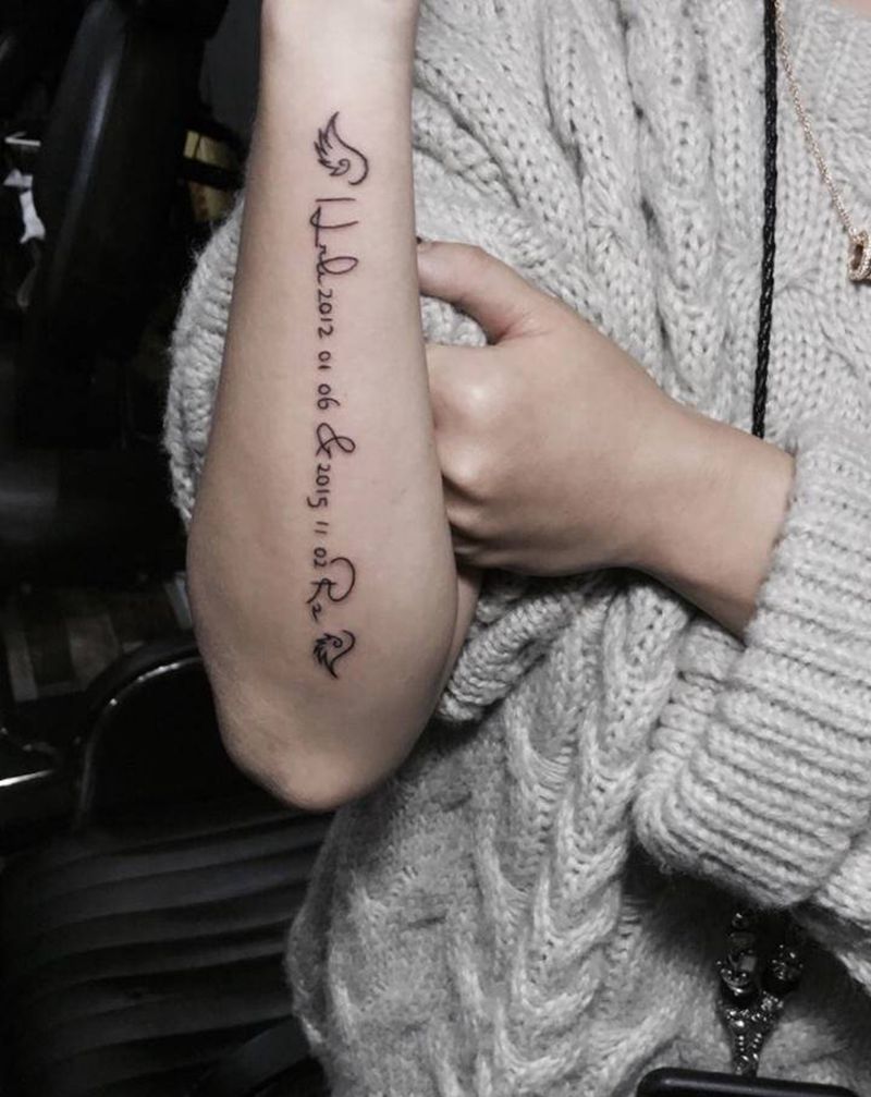 天使恶魔纹身图片_手臂New SchoolOld School天使恶魔纹身图案