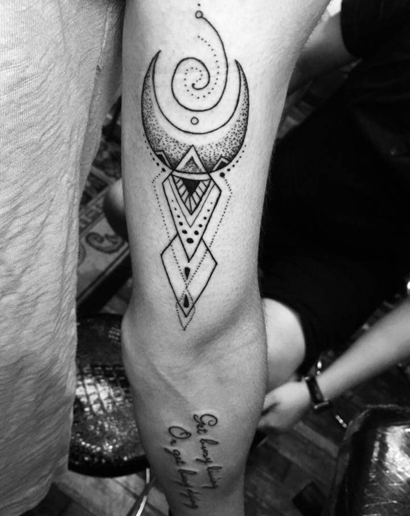 几何纹身图片_手臂几何几何纹身图案