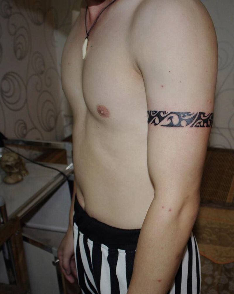 图腾臂环纹身图片_手臂图腾图腾臂环纹身图案