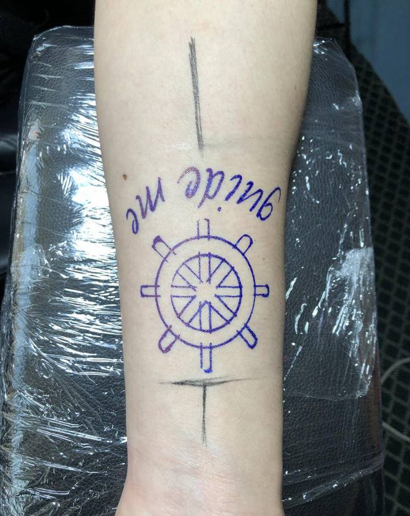 情侣小图纹身图片_手臂图腾纹身图案