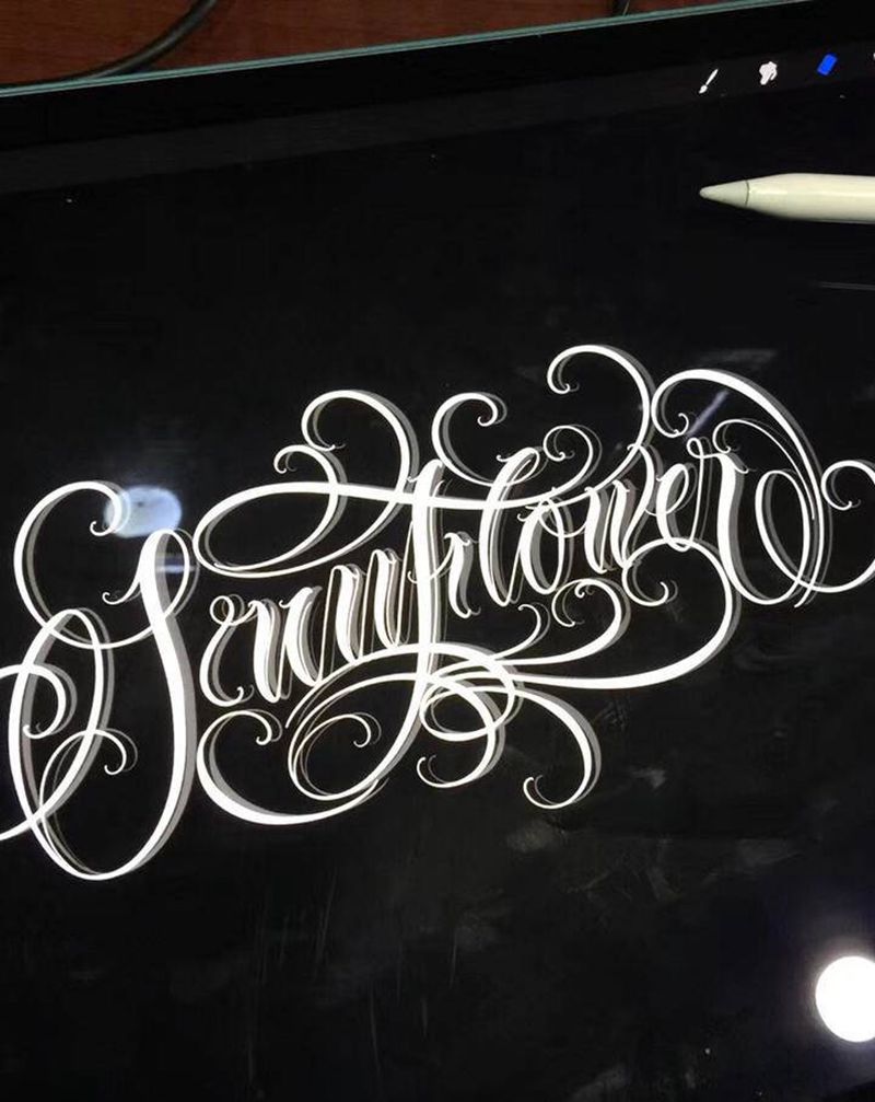 一些字稿～纹身图片_花体字纹身图案