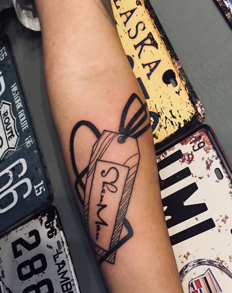 御守纹身图片_手臂纹身图案