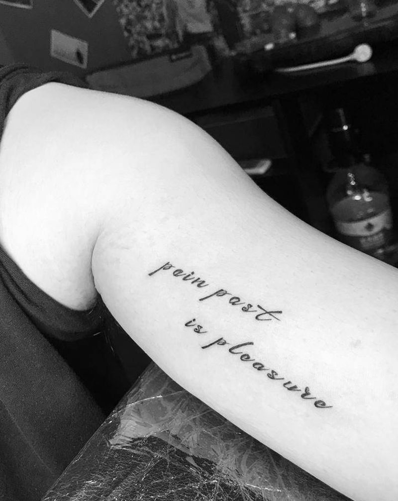 字母数字纹身图片_手臂纹身图案