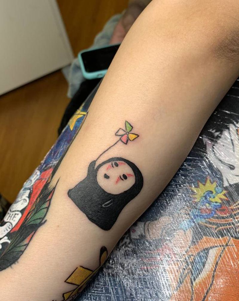 卡通小图纹身图片_手臂New School纹身图案