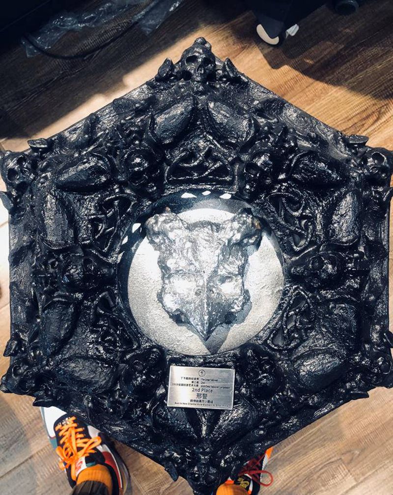 奖牌纹身图片_脚部几何纹身图案