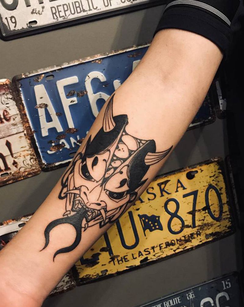 般若纹身图片_手臂纹身图案