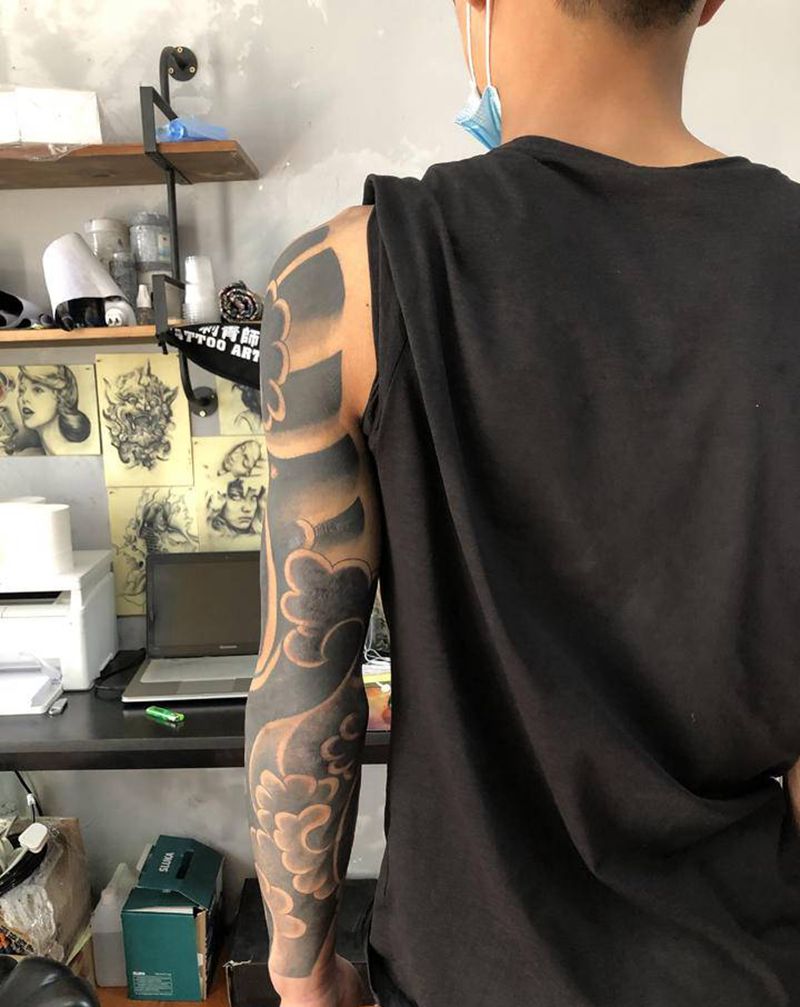 手臂纹身图片_手臂纹身图案