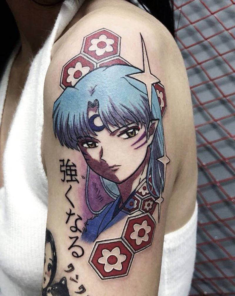 动漫人物纹身纹身图片_手臂腿部New School纹身图案