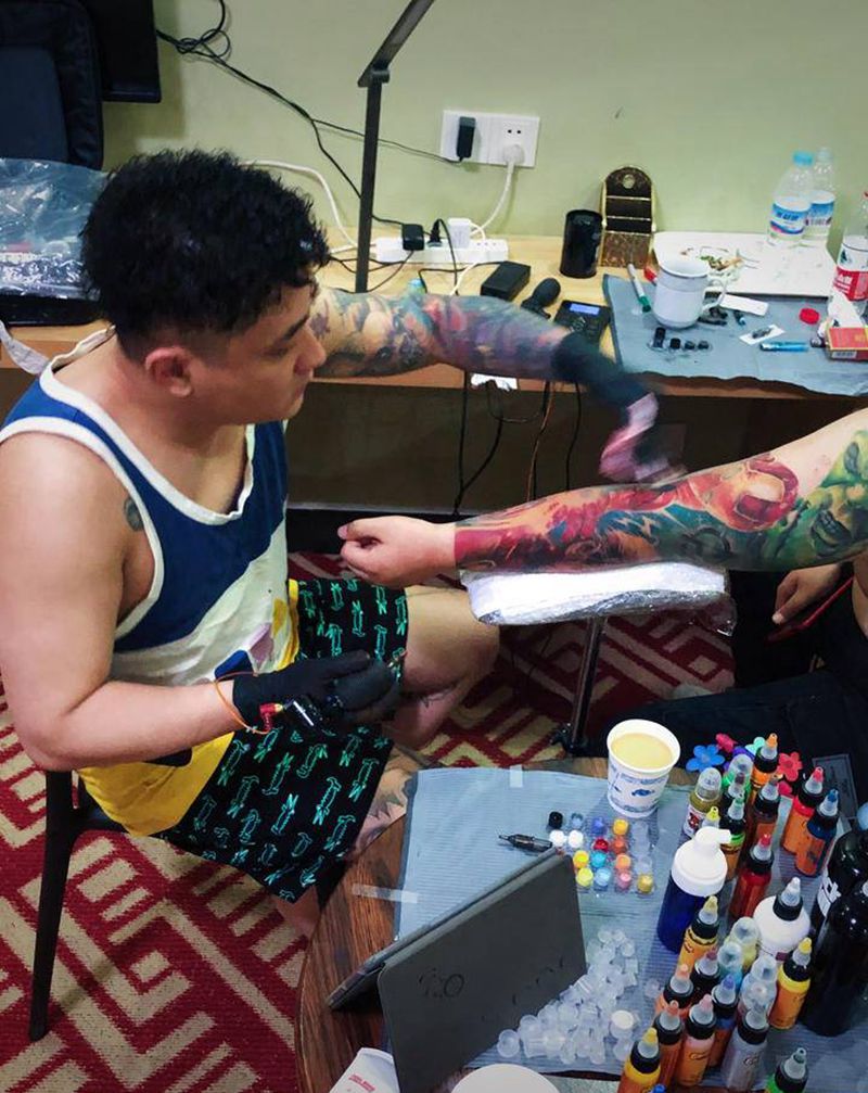 复仇者联盟纹身图片_花臂纹身图案