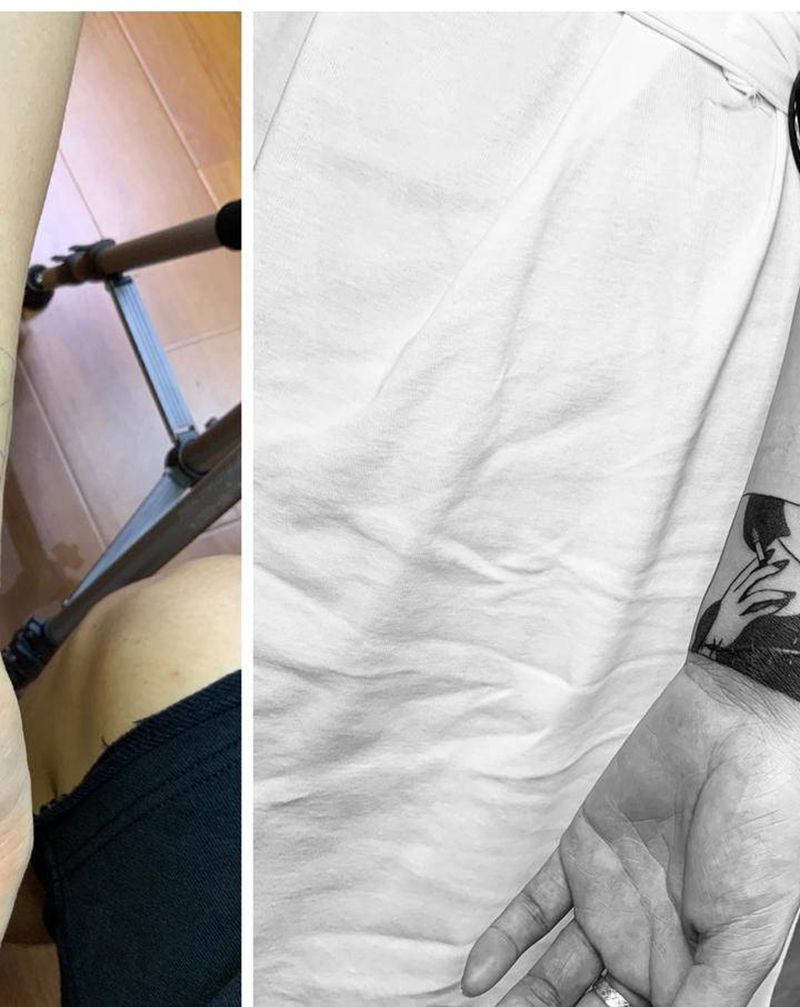 遮盖疤痕纹身图片_手臂纹身图案