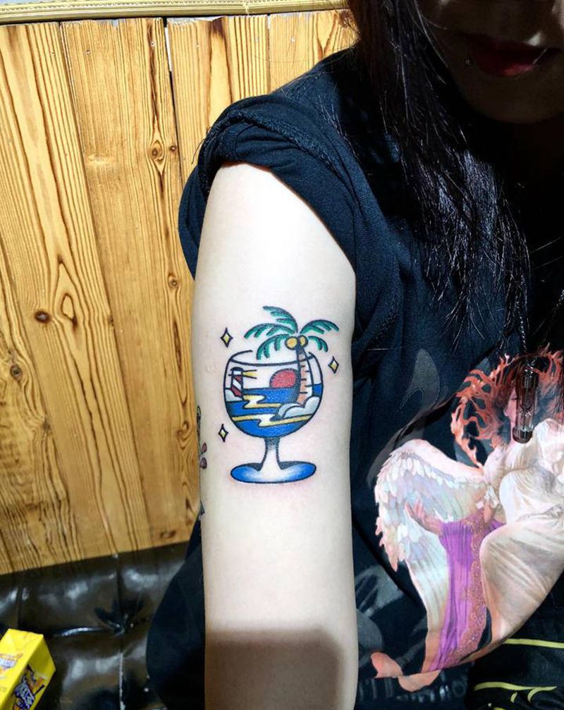 school小图纹身图片_腿部手臂New SchoolOld School纹身图案