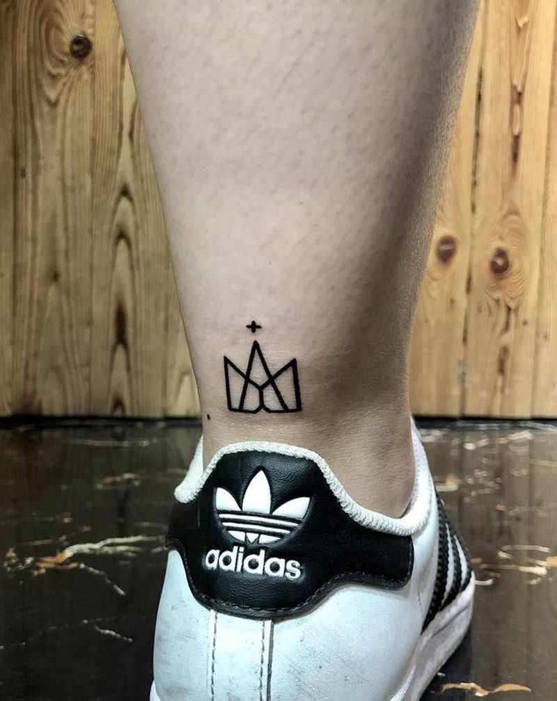 小清新标志纹身图片_手臂腿部几何纹身图案