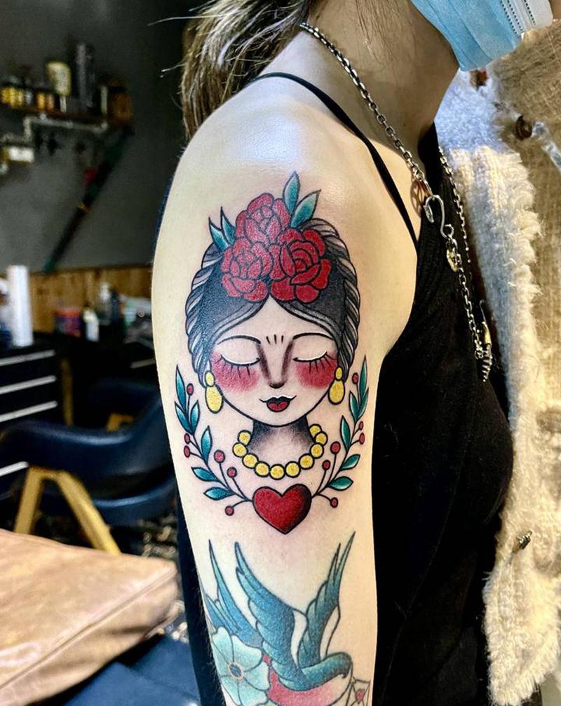 school小图纹身图片_手臂腿部Old School纹身图案