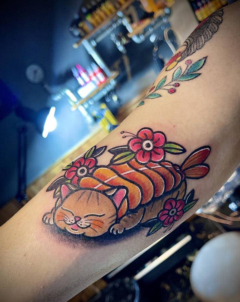 schoo小图纹身图片_手臂背部Old SchoolNew School纹身图案