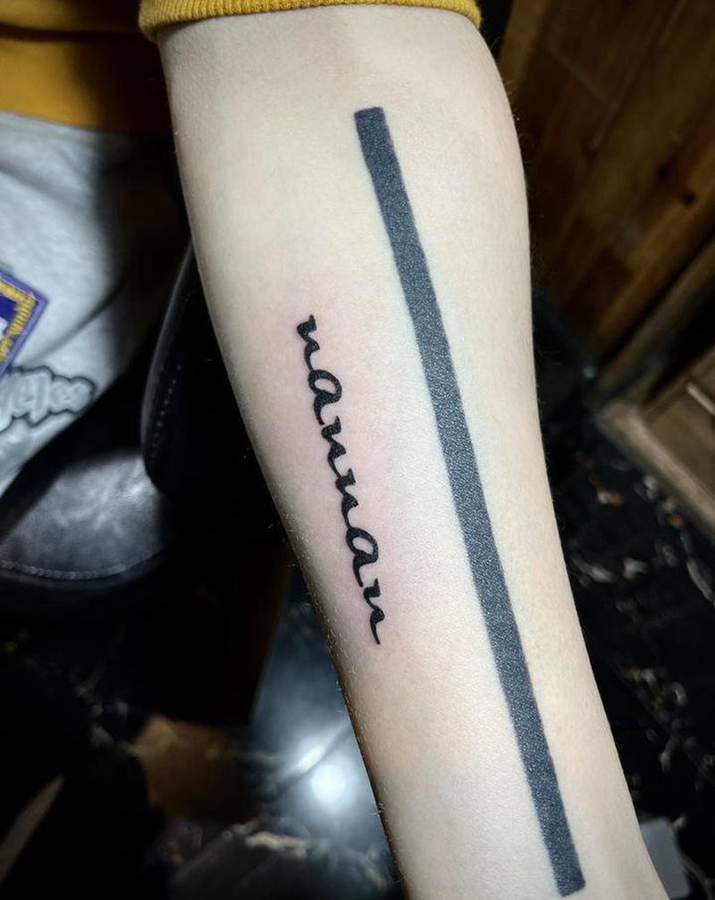 花体英文纹身图片_手臂腿部花体字纹身图案