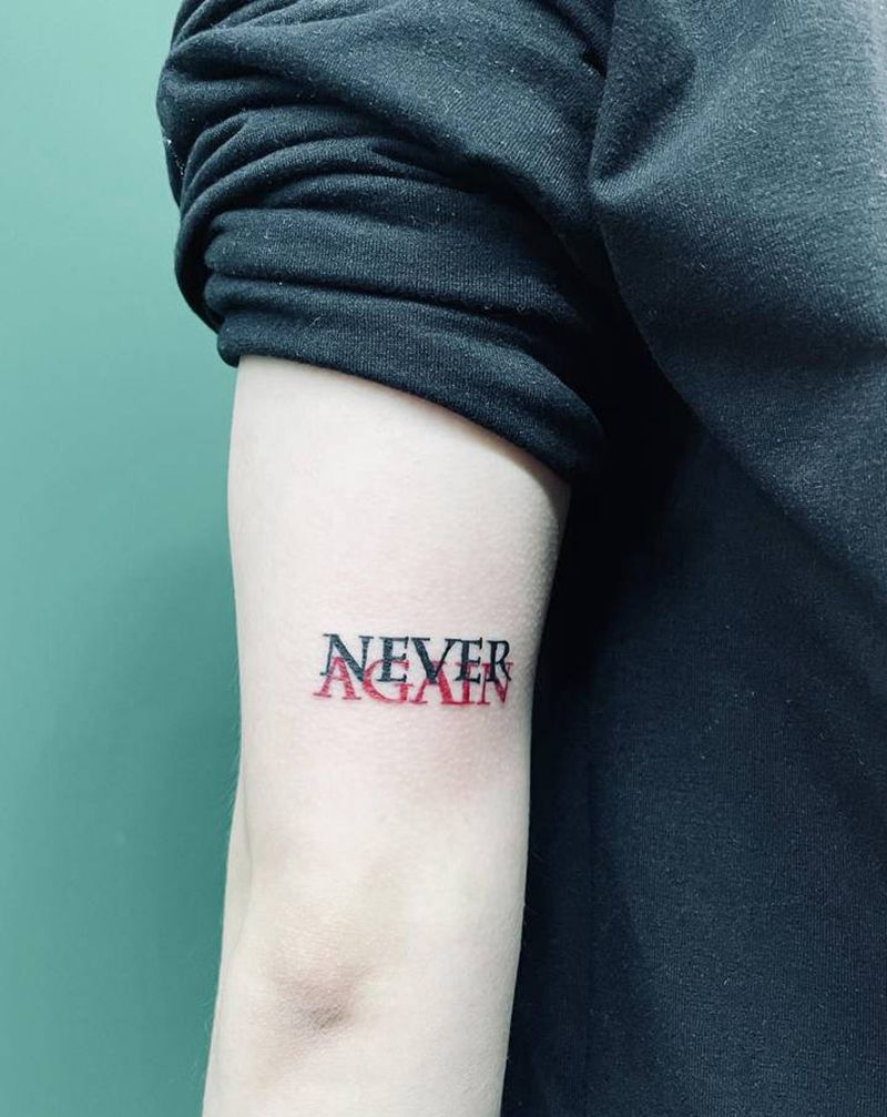 字母纹身图片_手臂纹身图案