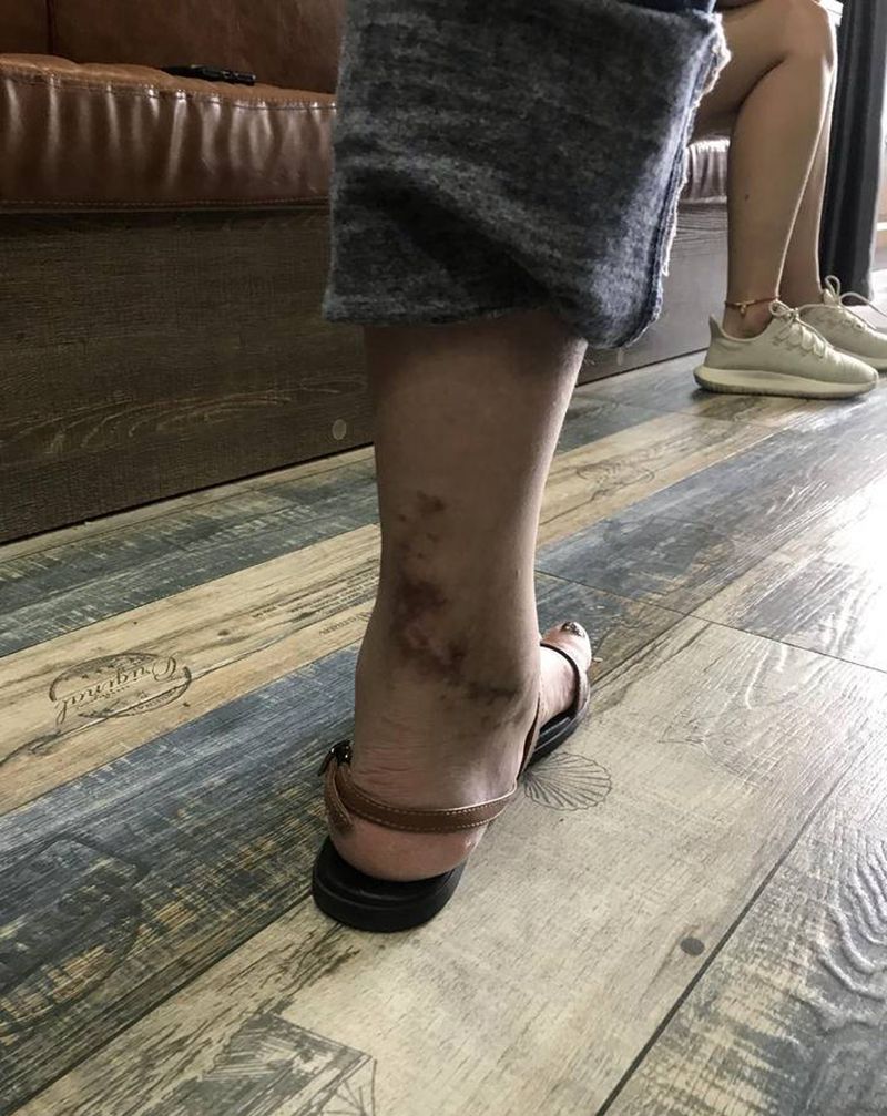 泼墨凤凰纹身图片_腿部脚部New School纹身图案