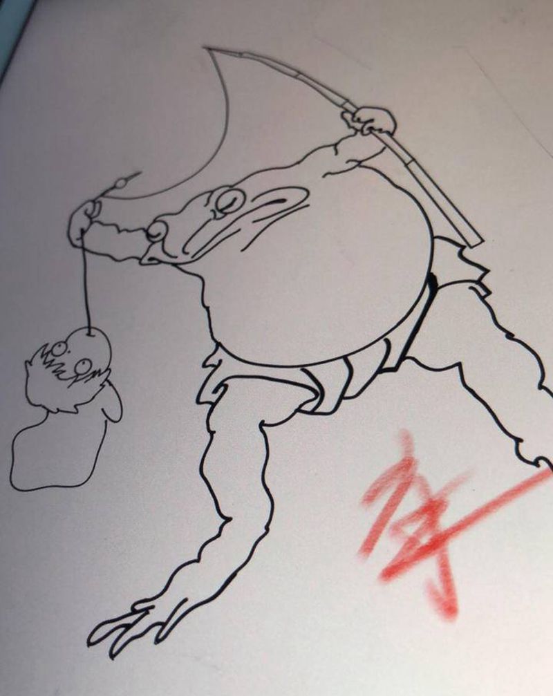 老传统线稿纹身图片_手臂老传统纹身图案