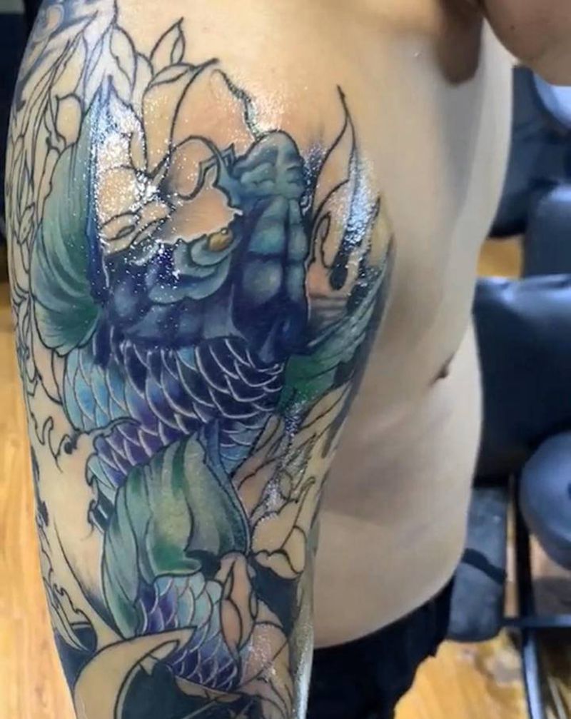 遮盖纹身图片_手臂新传统纹身图案