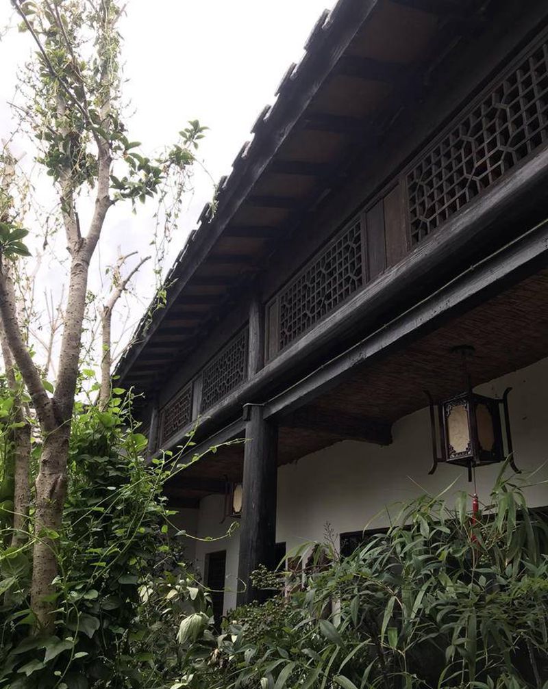 小院工作室纹身图片_工作室纹身图案