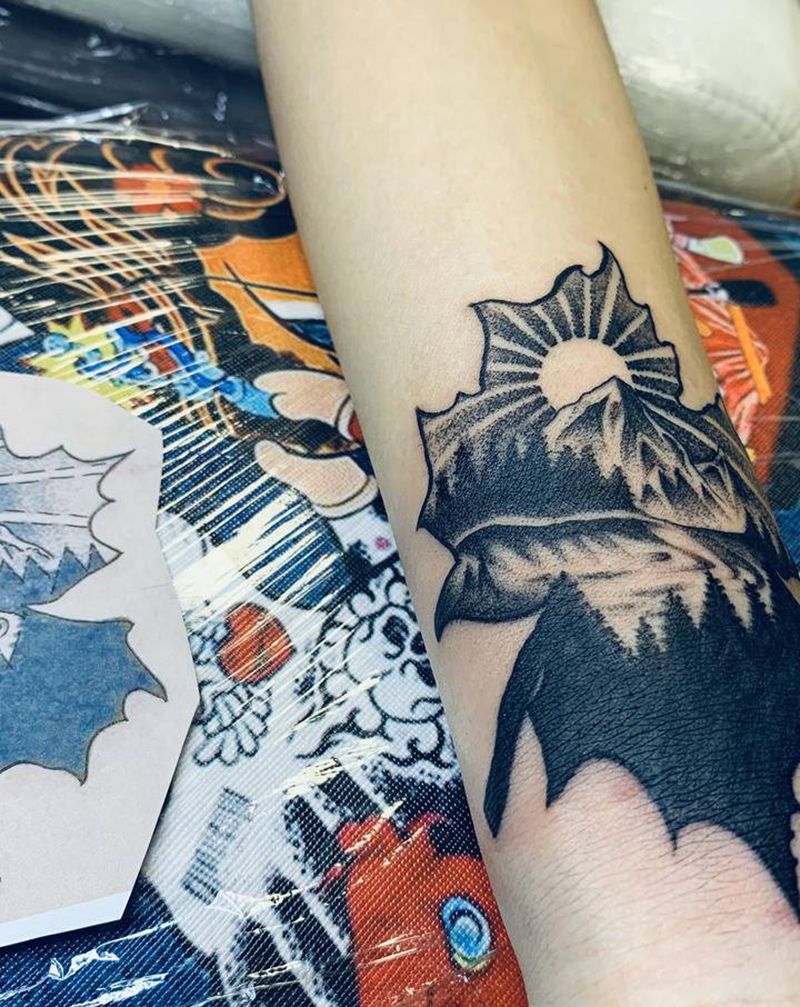 姓名遮盖纹身图片_手臂纹身图案