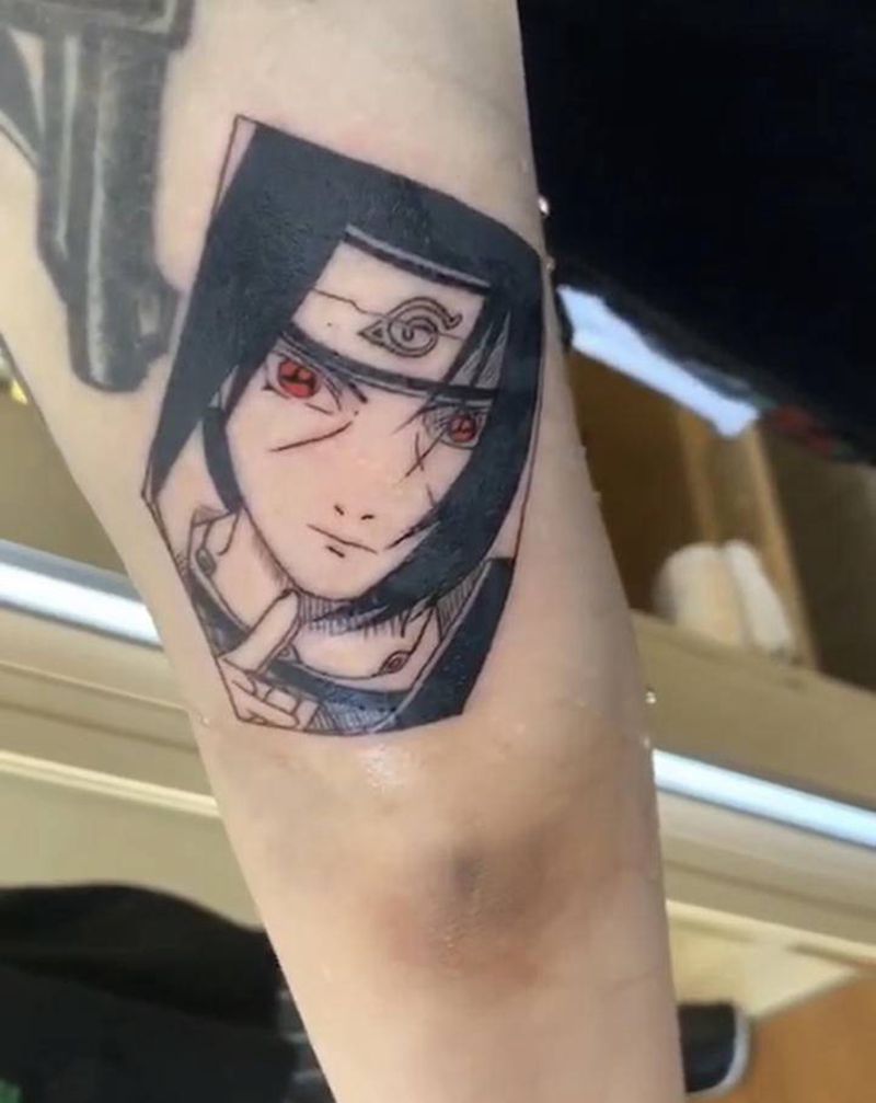 鼬神纹身图片_手臂New School图腾纹身图案