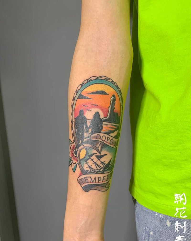 old school纹身图片_手部手臂Old School纹身图案