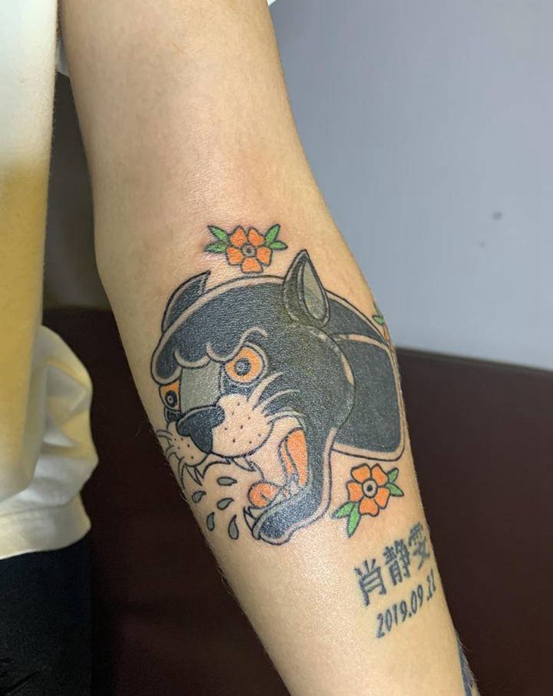 遮盖纹身图片_手臂New SchoolOld School纹身图案