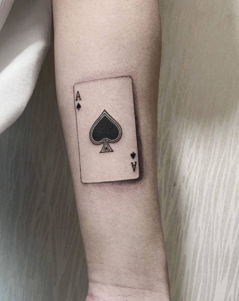 ♠️A纹身图片_手臂欧美写实纹身图案