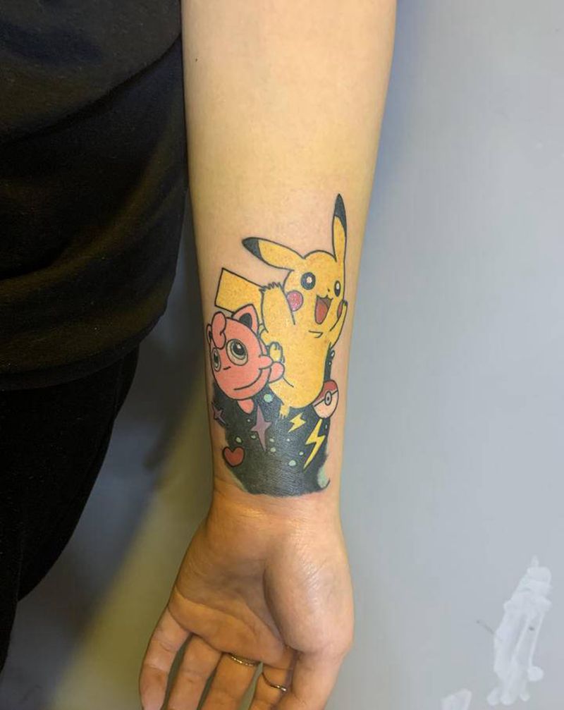 小作纹身图片_手臂New SchoolOld School纹身图案