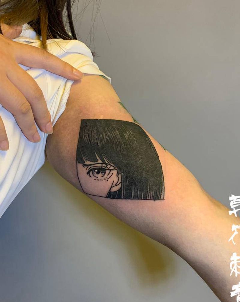 遮盖纹身图片_手臂图腾几何纹身图案