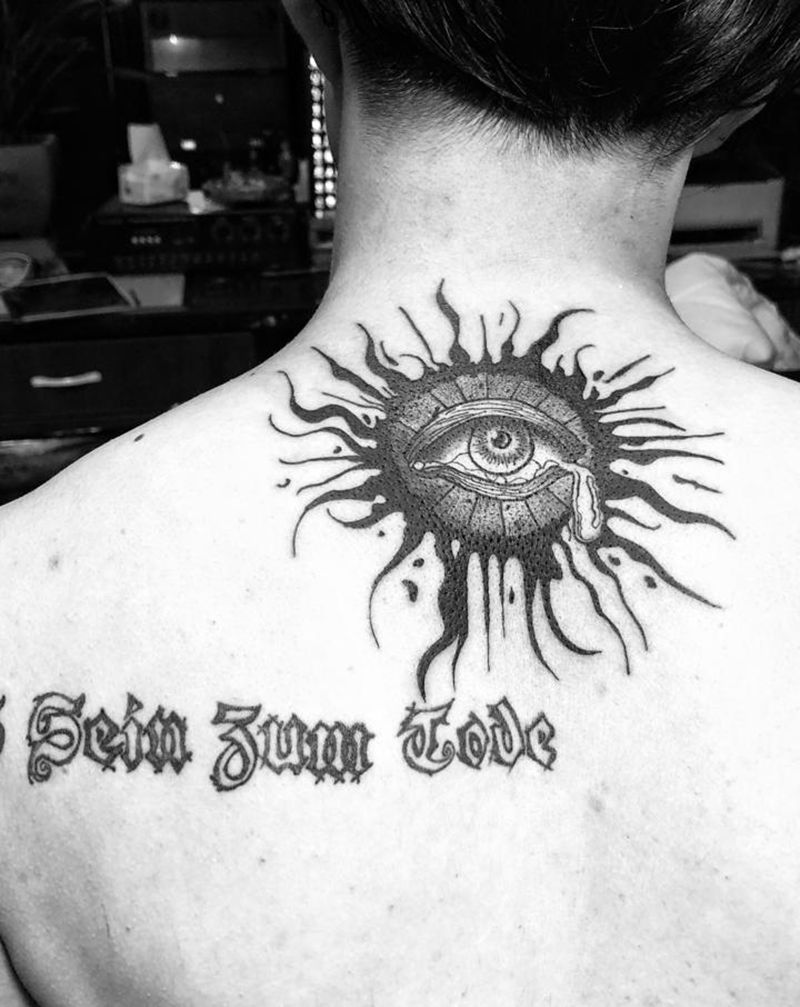 眼纹身图片_New School纹身图案