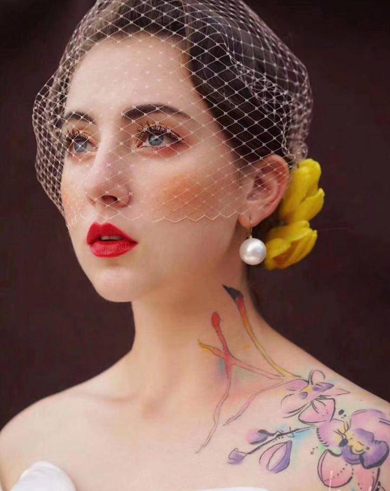 美女买家秀纹身图片_手臂纹身图案