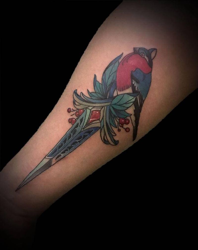 school纹身图片_手臂纹身图案