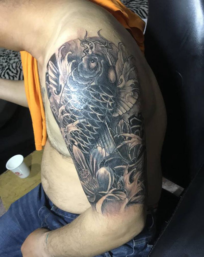 花臂纹身图片_新传统纹身图案