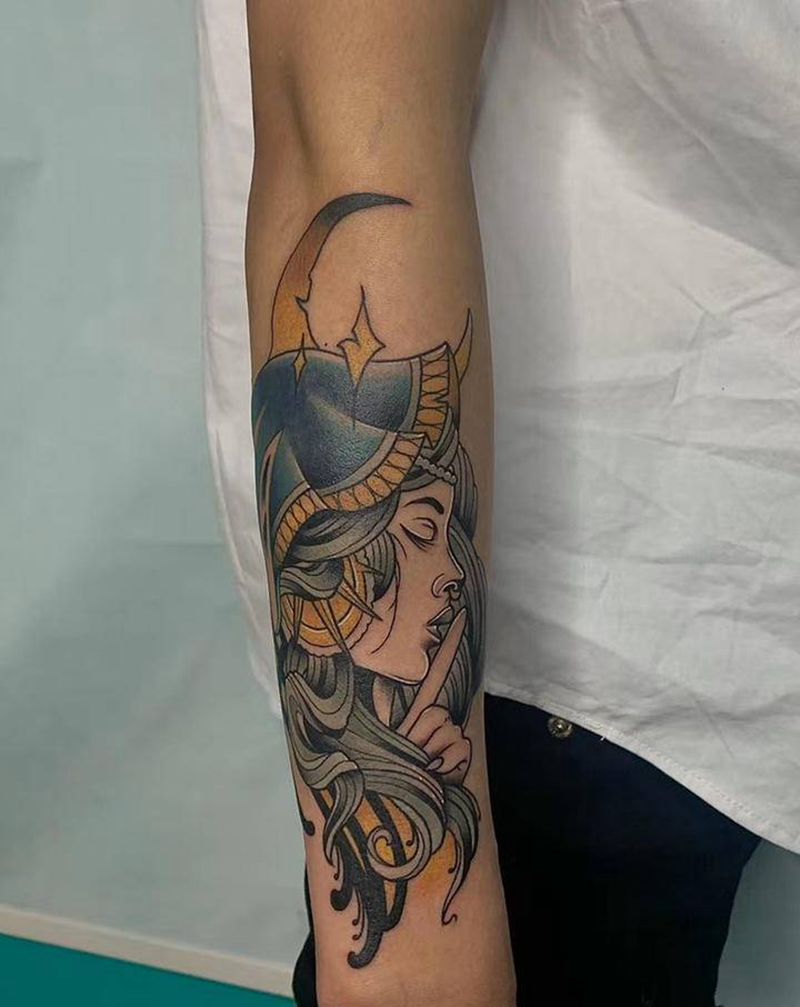 欧美女人纹身图片_New School纹身图案