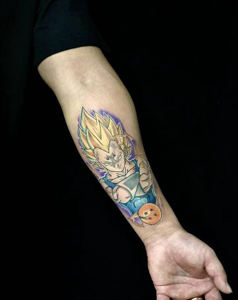 贝吉塔纹身图片_手臂New School纹身图案