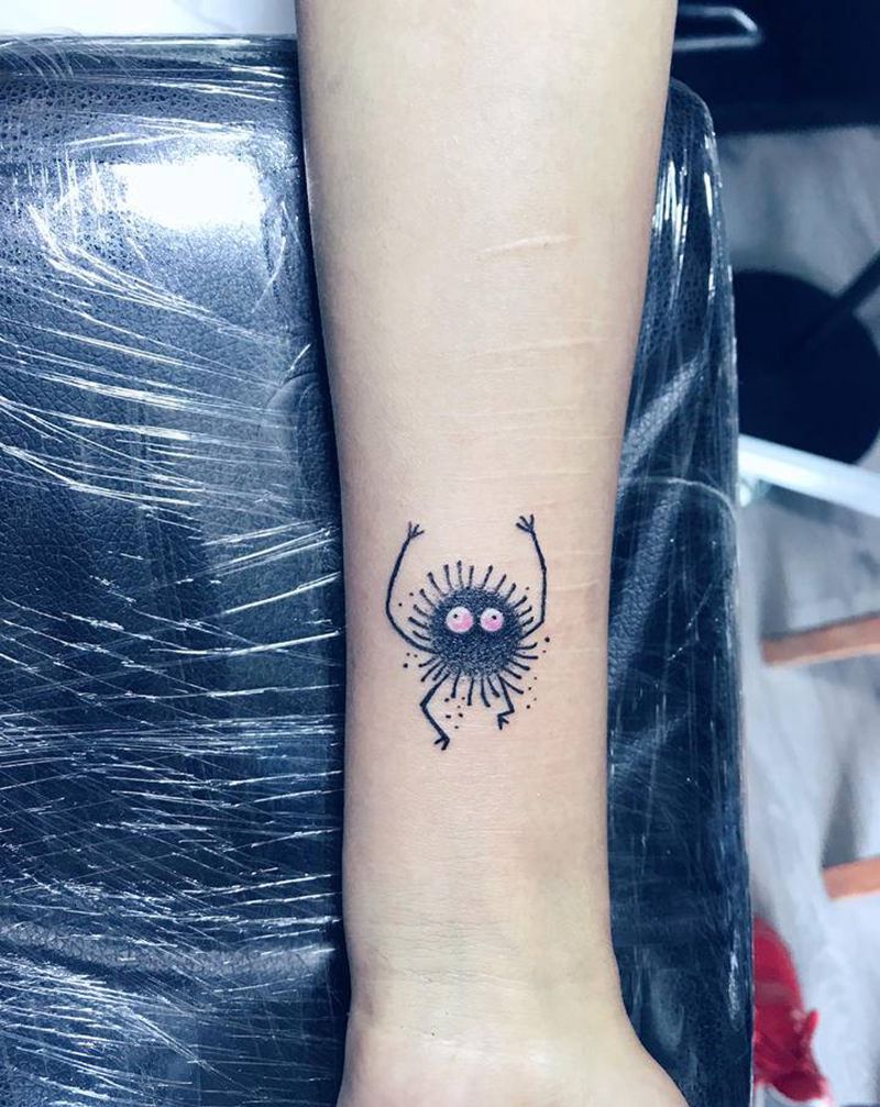 小煤球纹身图片_手臂纹身图案