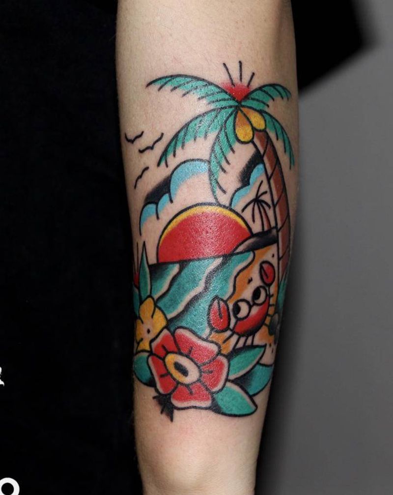 old school纹身图片_手臂Old School纹身图案