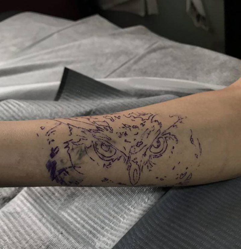 遮盖纹身图片_手臂纹身图案