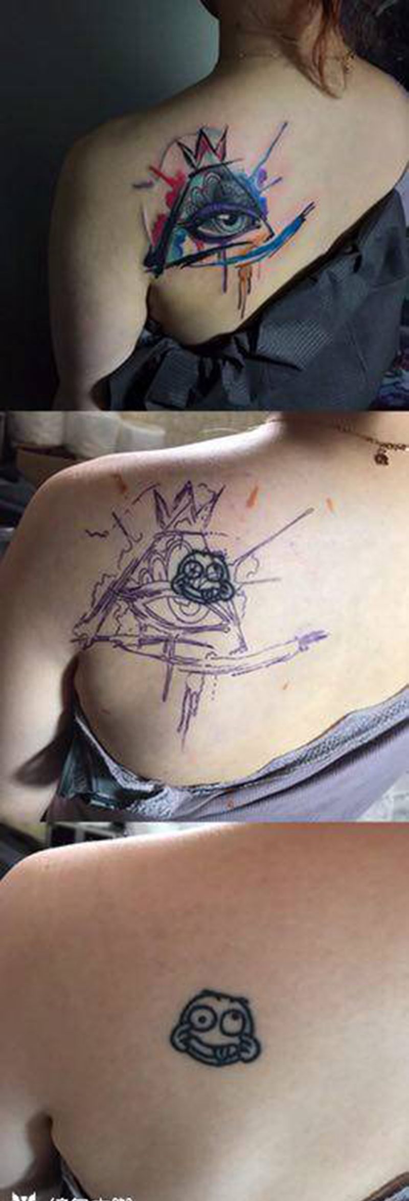 遮盖！纹身图片_肩部纹身图案